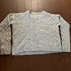 Sam Edelman Cable knit Boxy Sweater
